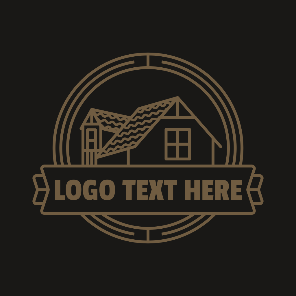 Vintage Roofing Badge Logo | BrandCrowd Logo Maker