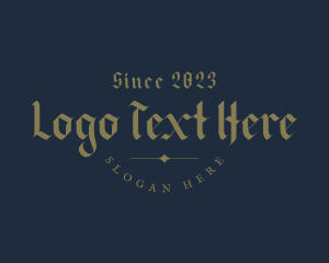 Whiskey - Gothic Clothing Business logo design