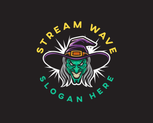 Twitch - Creepy Witch Gaming logo design