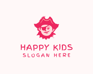 Pirate Kid Costume logo design