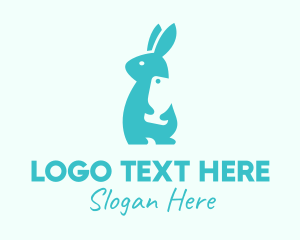 Booking App - Mobile Rabbit Phone logo design