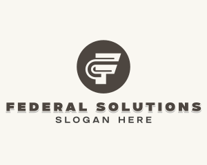 Generic Business Letter F  logo design