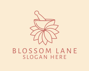 Floral Cosmetic Recipe  logo design