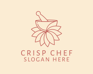 Floral Cosmetic Recipe  logo design