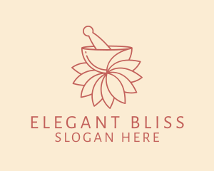 Bloom - Floral Cosmetic Recipe logo design