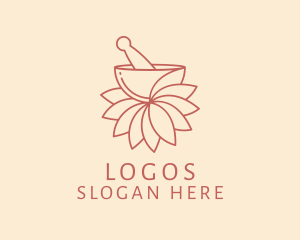 Culinary - Floral Cosmetic Recipe logo design