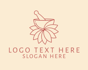 Bloom - Floral Cosmetic Recipe logo design