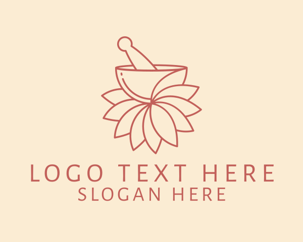 Flower - Floral Cosmetic Recipe logo design