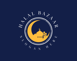 Muslim - Muslim Mosque Moon logo design