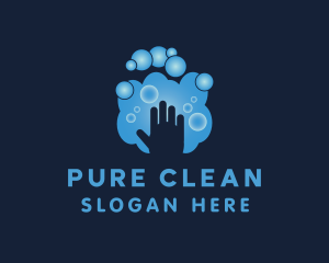 Disinfecting - Hygiene Wash Hand logo design