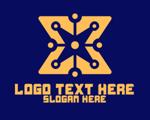 Digital Printing - Yellow Digital Star logo design