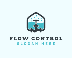 Pipe Valve Plumbing logo design