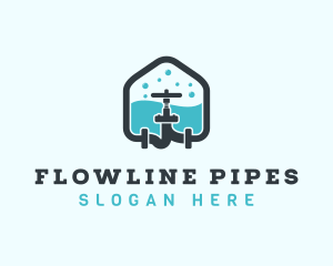 Pipe Valve Plumbing logo design