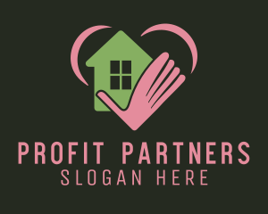 House Hand Charity logo design