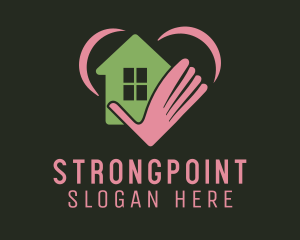 Orphanage - House Hand Charity logo design
