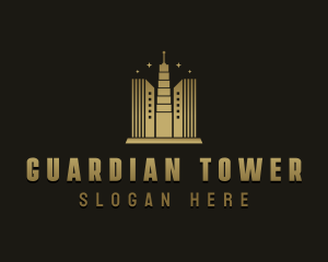 Realtor Skyscraper Tower logo design