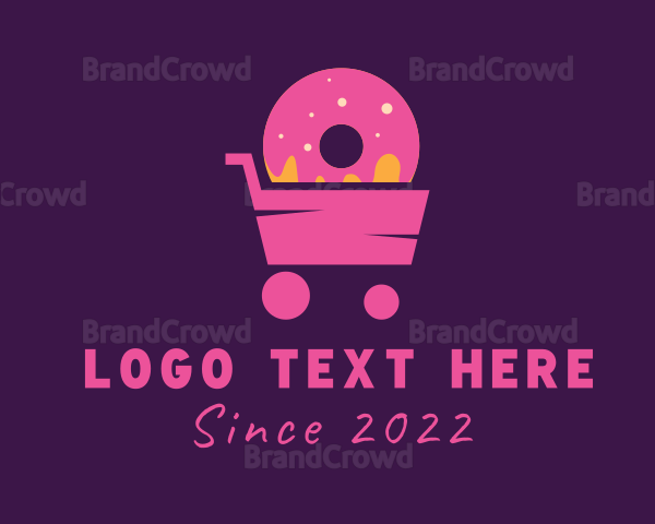 Donut Food Cart Logo