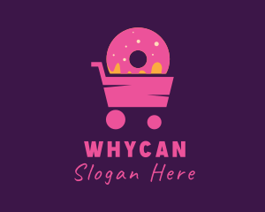 Donut Food Cart  Logo
