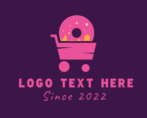 Food Cart - Donut Food Cart logo design