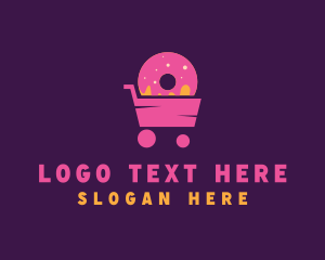 European Dish - Donut Food Cart logo design