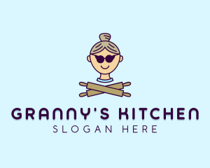 Granny - Grandma Cooking Baking logo design