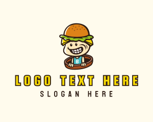 Happy Burger Kid Logo