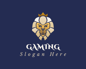 Gold Lion King Logo