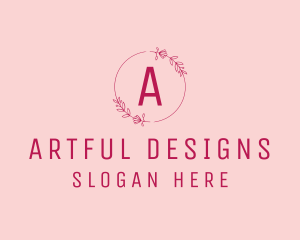 Flower Fashion Wreath logo design