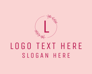 Flower Fashion Wreath Logo