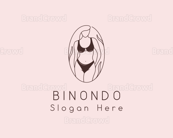 Sexy Woman Lingerie Logo