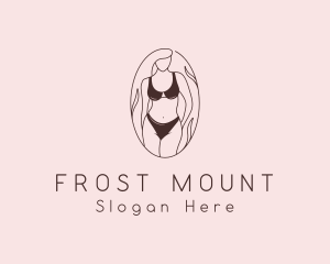 Sexy Woman Lingerie logo design