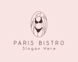 Sexy Woman Lingerie logo design