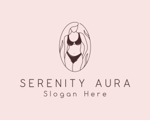 Sexy Woman Lingerie logo design