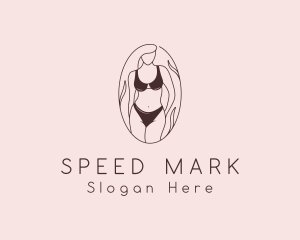 Sexy Woman Lingerie logo design