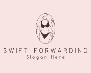 Sexy Woman Lingerie logo design