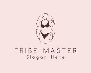 Sexy Woman Lingerie logo design