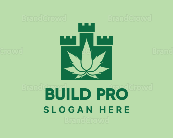 Green Cannabis Castle Logo