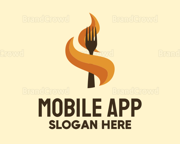 Fire Fork Barbecue Logo