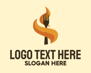 Steakhouse - Fire Fork Barbecue logo design