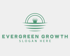 Grass Lawn Soil logo design