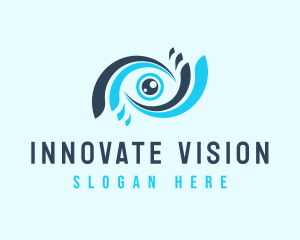 Digital Technology Eye logo design