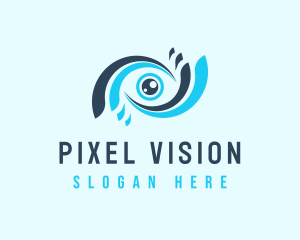 Digital Technology Eye logo design