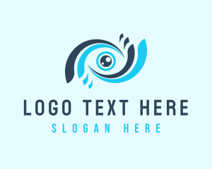 Digital Technology Eye logo design