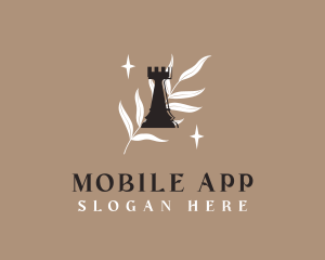 Elegant Chess Rook Logo