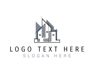 Draftsman - Real Estate Architecture logo design