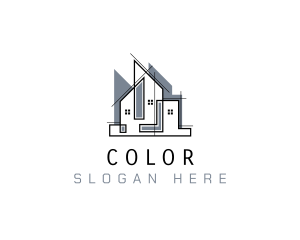 Apartment - Real Estate Architecture logo design