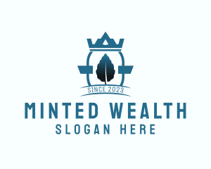 Mint Crown Royalty logo design