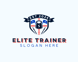 Gym Sports Weightlifting logo design