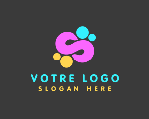 App - Creative Infinite Letter S logo design