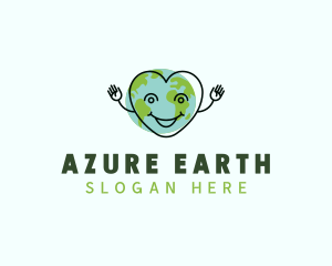 Eco Environmental Globe logo design